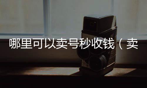 哪里可以卖号秒正规收微信号平台收钱（卖号最快收到钱的软件）