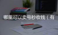  哪里可以卖号秒收钱（有没有卖号的平台 到账快一点的）