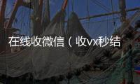  在线收微信（收vx秒结）