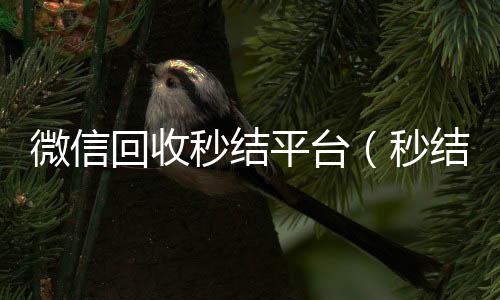 微信回收秒结诚信收微信秒结平台（秒结款微信回收）