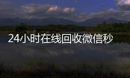 24小时在线回收微信24小时在线回收vx秒结平台（24小时高价回收微信秒结）