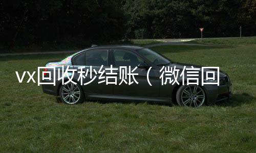 vx回收秒结高价回收300元秒结微信账（微信回收秒到账）